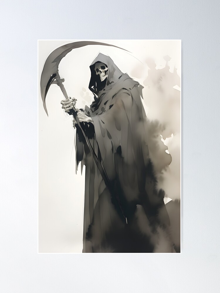 grim reaper 2 Poster by Kaputtkowski Art Shop