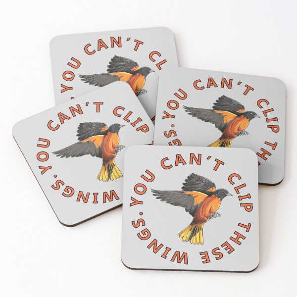 Item preview, You Can't Clip These Wings! designed and sold by canossagraphics.