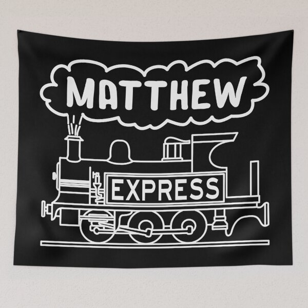 Item preview, Matthew Boys Name Steam Train Locomotive designed and sold by Maljonic.