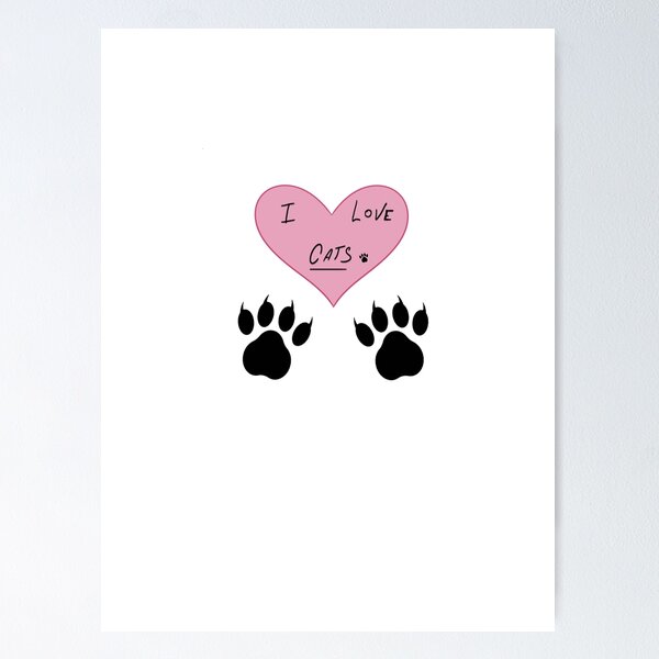 Item preview, Love cats stickers designed and sold by LayArt09.