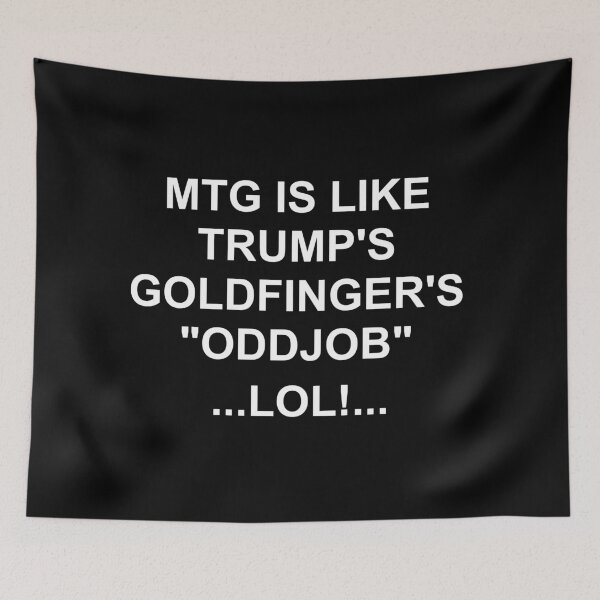 Item preview, MTG is like Trump's Goldfinger white designed and sold by Politics-Corner.