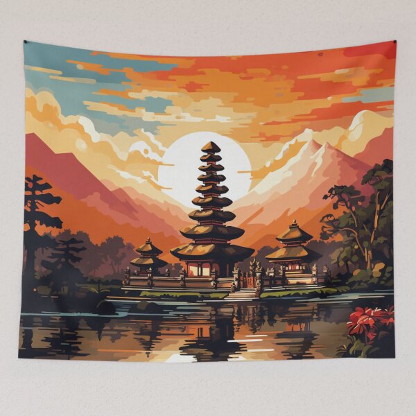 Item preview, A Pop Art Travel Print of Bali - Indonesia designed and sold by StudioRedKoala.