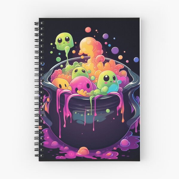 Item preview, Brewing Magic: Kawaii Cauldron Bubbles with Color designed and sold by JLCableStudio.
