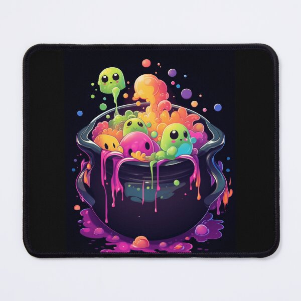 Item preview, Brewing Magic: Kawaii Cauldron Bubbles with Color designed and sold by JLCableStudio.