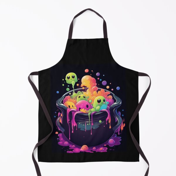 Item preview, Brewing Magic: Kawaii Cauldron Bubbles with Color designed and sold by JLCableStudio.