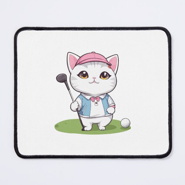 Item preview, Cute Kitty Playing Golf designed and sold by Ridaelb.