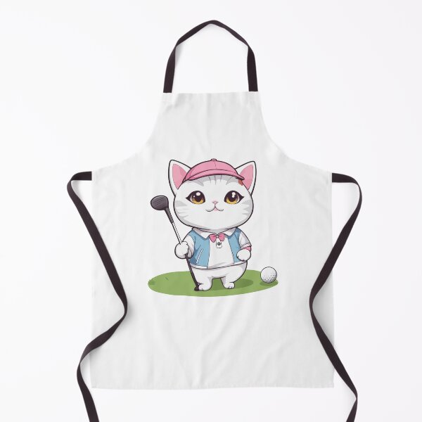 Item preview, Cute Kitty Playing Golf designed and sold by Ridaelb.
