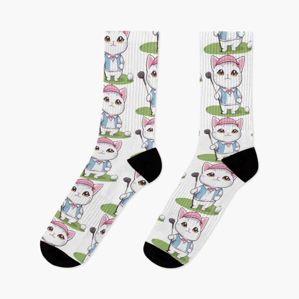 Item preview, Cute Kitty Playing Golf designed and sold by Ridaelb.