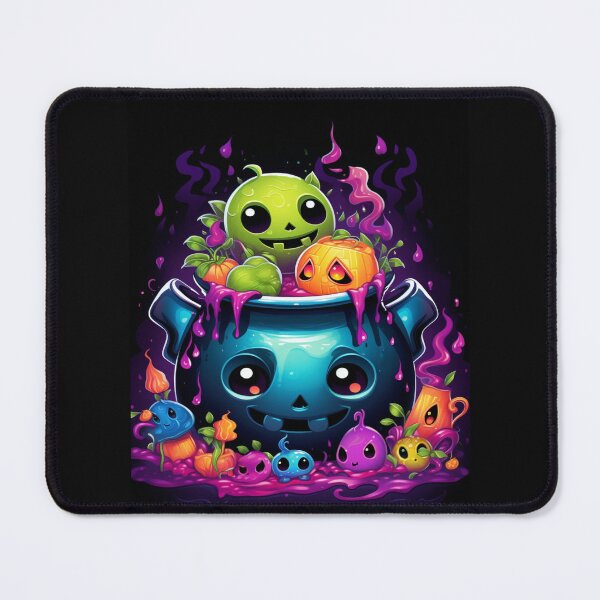 Item preview, Brewing Magic: Kawaii Cauldron Bubbles with Color designed and sold by JLCableStudio.