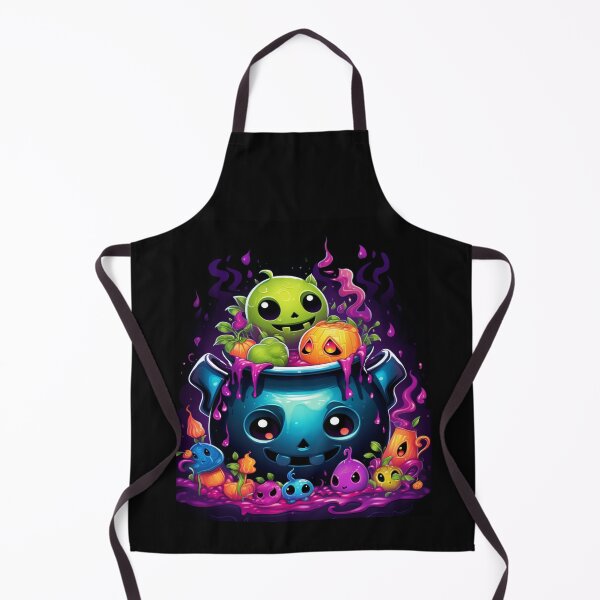 Item preview, Brewing Magic: Kawaii Cauldron Bubbles with Color designed and sold by JLCableStudio.