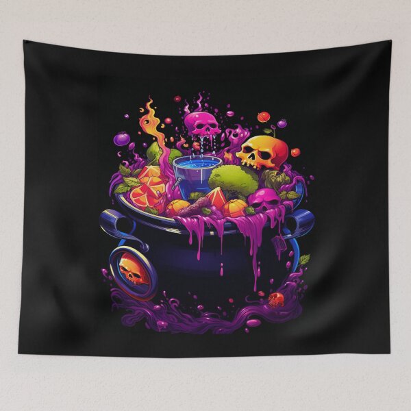 Item preview, Brewing Magic: Kawaii Cauldron Bubbles with Color designed and sold by JLCableStudio.