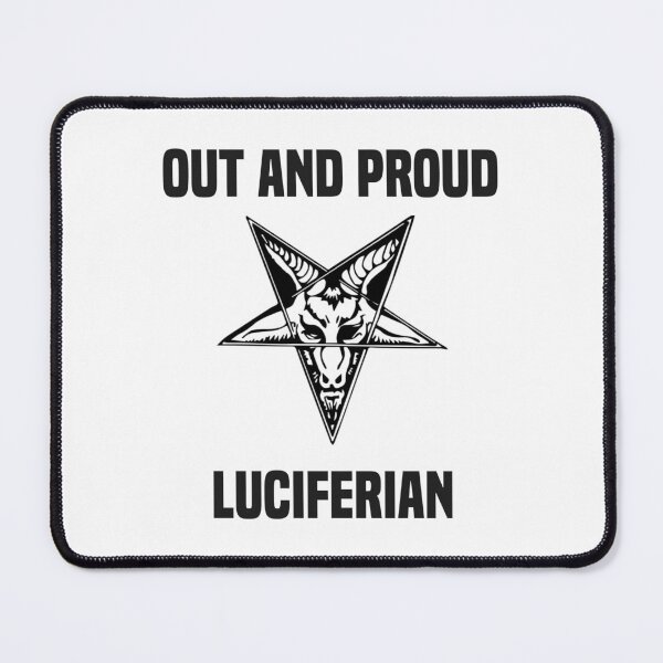 Item preview, Out and Proud Luciferian with Goat's Head designed and sold by WinterTempest.