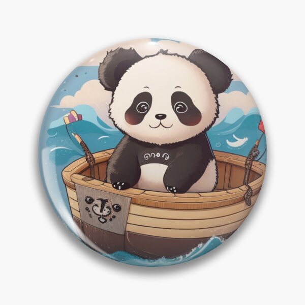 Item preview, Panda at sea  designed and sold by Gigglyvibes.