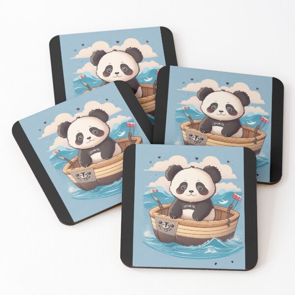 Item preview, Panda at sea  designed and sold by Gigglyvibes.