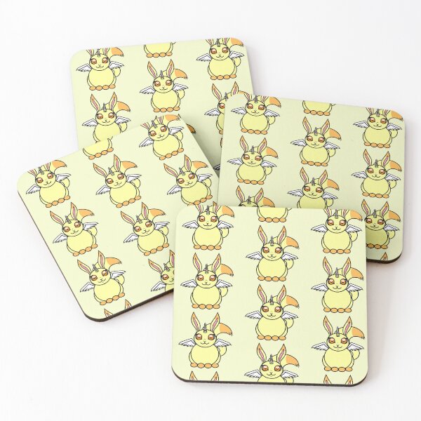 Item preview, Chibi creature chimera rabbit cat and unicorn pegasus designed and sold by NijiUsakoCrea.