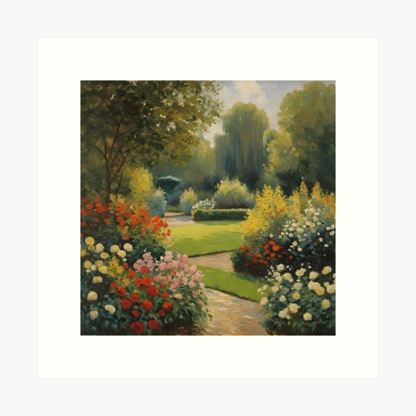 English Garden Art Print