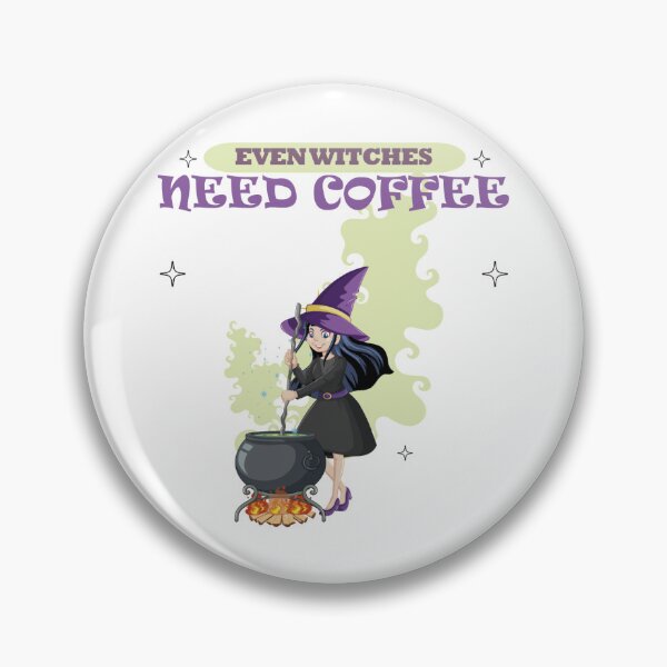 Item preview, even witches need coffee, halloween, coffe lovers designed and sold by Fashion Flair.
