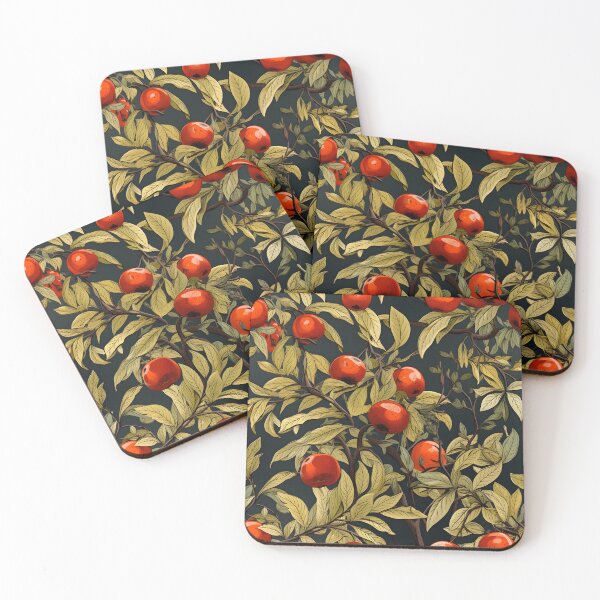 Item preview, "Apple Reverie: A Tapestry of Abundance"—an illustration of an apple tree laden with ripe, harvest-ready apples. Apple Picking Cider, Early Autumn Colors, All-Over Print designed and sold by ignasirus.
