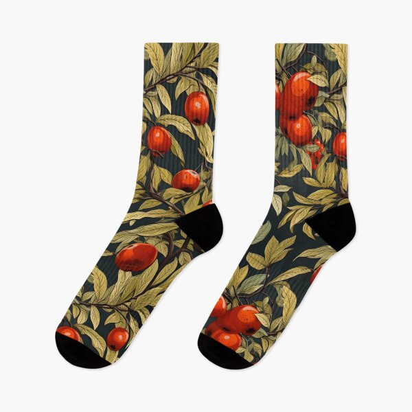 Item preview, "Apple Reverie: A Tapestry of Abundance"—an illustration of an apple tree laden with ripe, harvest-ready apples. Apple Picking Cider, Early Autumn Colors, All-Over Print designed and sold by ignasirus.