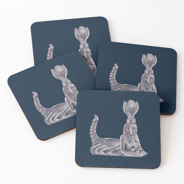 Item preview, SERKET, EGYPTIAN GODDESS FIGURINE-navy blue designed and sold by BEATRIZ ABAITUA.