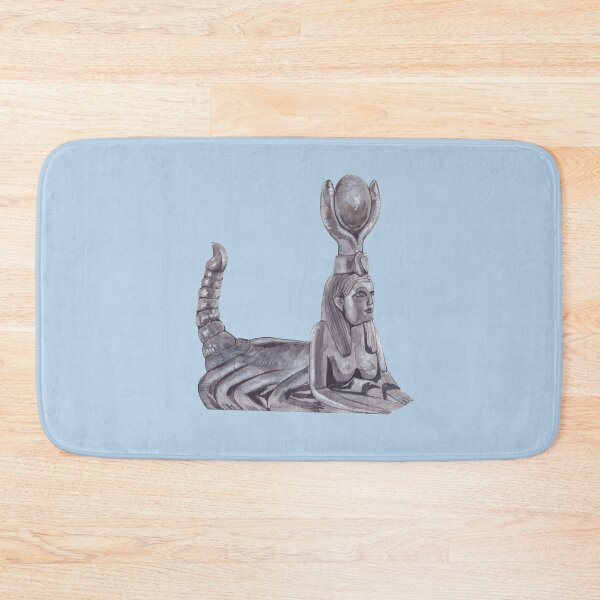 Item preview, SERKET, EGYPTIAN GODDESS FIGURINE-light blue designed and sold by BEATRIZ ABAITUA.