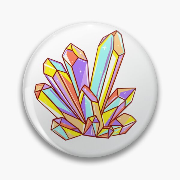 Item preview, Stunning rainbow pastel cartoon crystal cluster designed and sold by ArtistryByColls.