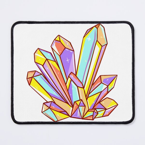 Item preview, Stunning rainbow pastel cartoon crystal cluster designed and sold by ArtistryByColls.