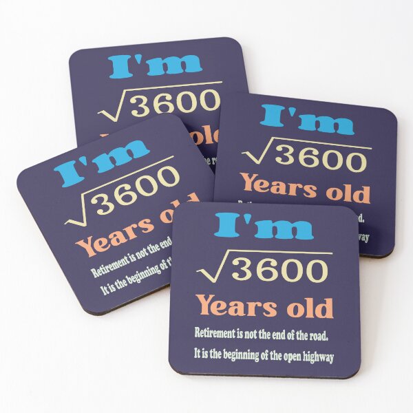 Item preview, Retirement, I am 60 years old, retirement motivational saying. designed and sold by Quotesgallery.