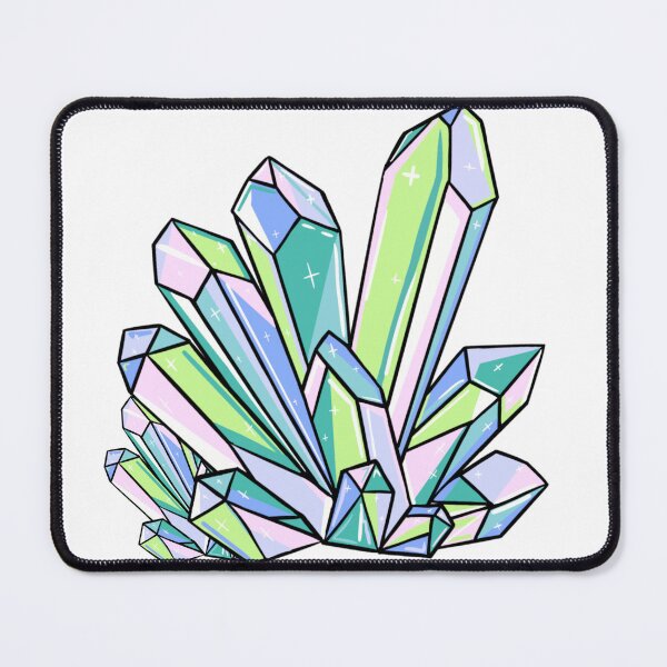 Item preview, Stunning rainbow green and blue pastel crystal cluster designed and sold by ArtistryByColls.
