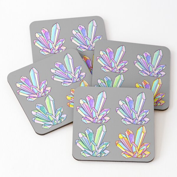 Item preview, Cool digital rainbow crystal clusters designed and sold by ArtistryByColls.