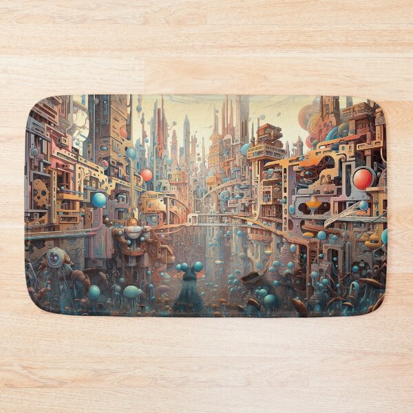 Item preview, Dream World #5 Alien City on Coruscant Surrealism Aesthetic design designed and sold by Cybermariko.
