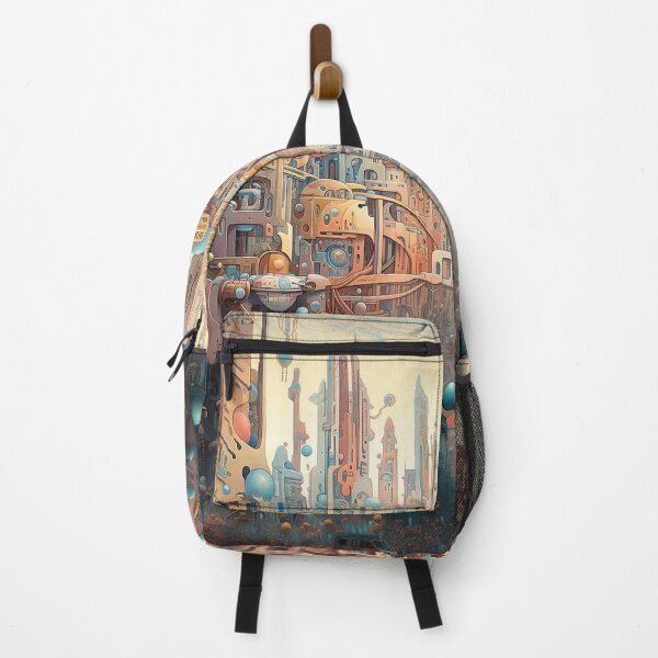 Item preview, Dream World #5 Alien City on Coruscant Surrealism Aesthetic design designed and sold by MarikoDesignArt.