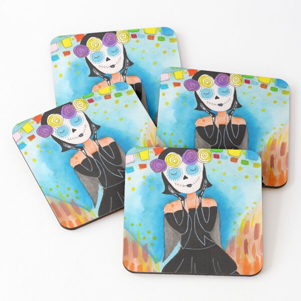 Item preview, dancing catrina designed and sold by LeidySilvaArt.