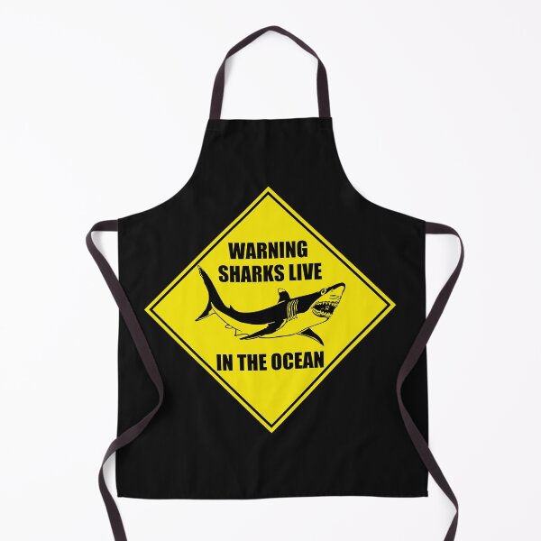Item preview, Shark Warning Sign designed and sold by Iconicapparel22.