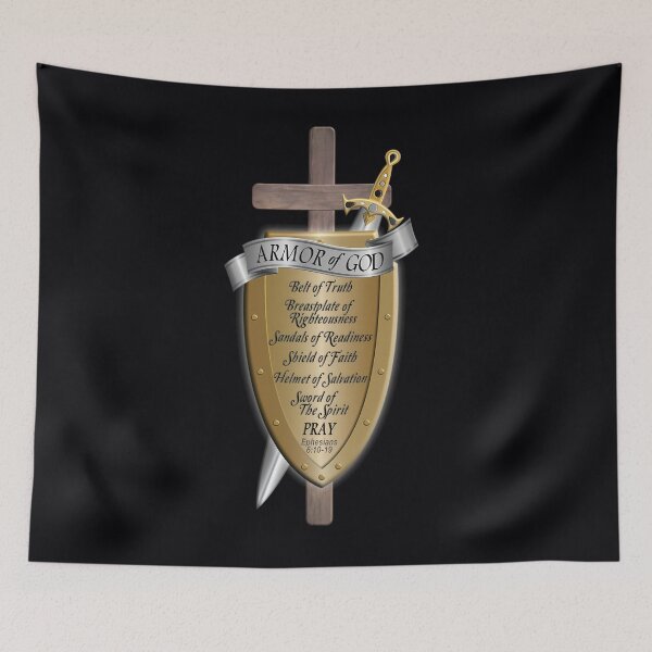 Item preview, Armor of God - Rugged Cross  	 designed and sold by wcrqkhatx24.