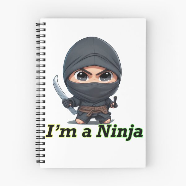Item preview,  "Ninja Power Unleashed! Cartoon Ninja Sticker for Stealthy Style" designed and sold by Gigglyvibes.