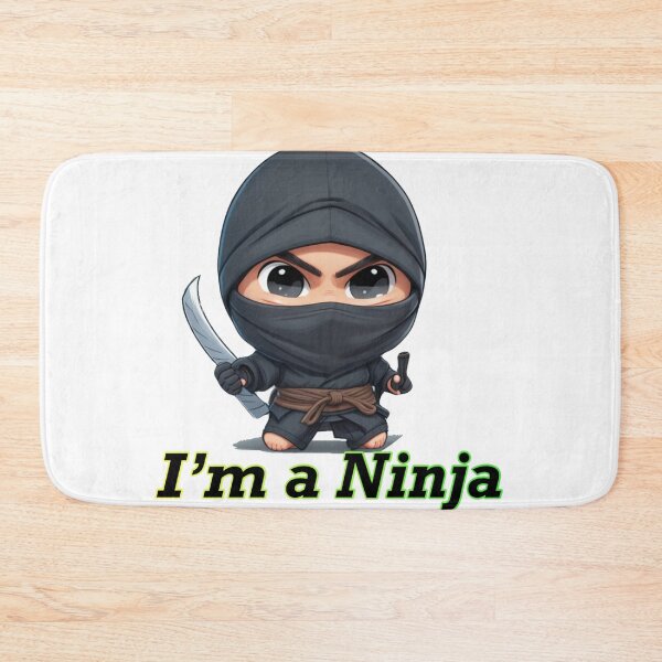 Item preview,  "Ninja Power Unleashed! Cartoon Ninja Sticker for Stealthy Style" designed and sold by Gigglyvibes.