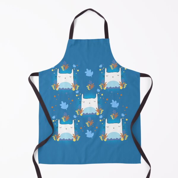 Item preview, Fall Cat In Leaves Kawaii Autumn Cat designed and sold by Renata Illustrata.