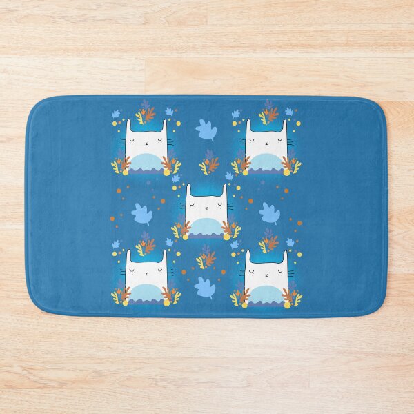 Item preview, Fall Cat In Leaves Kawaii Autumn Cat designed and sold by Renata illustrata.
