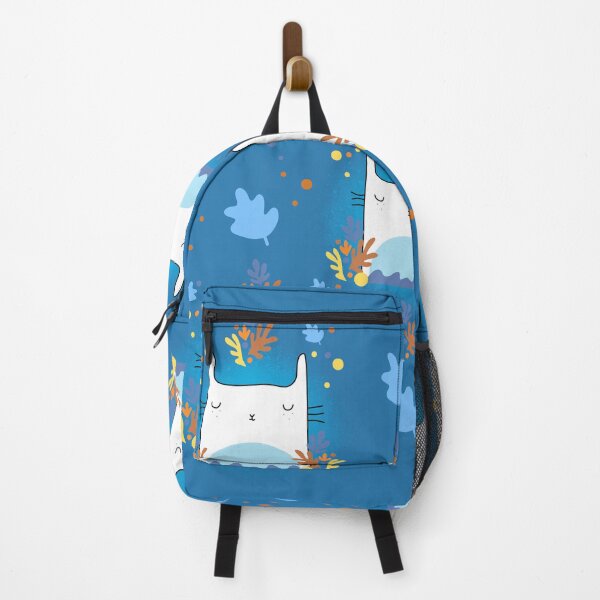 Item preview, Fall Cat In Leaves Kawaii Autumn Cat designed and sold by Renata Illustrata.