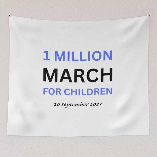 Item preview, one million march for children designed and sold by ANNINOART ⭐⭐⭐⭐⭐.
