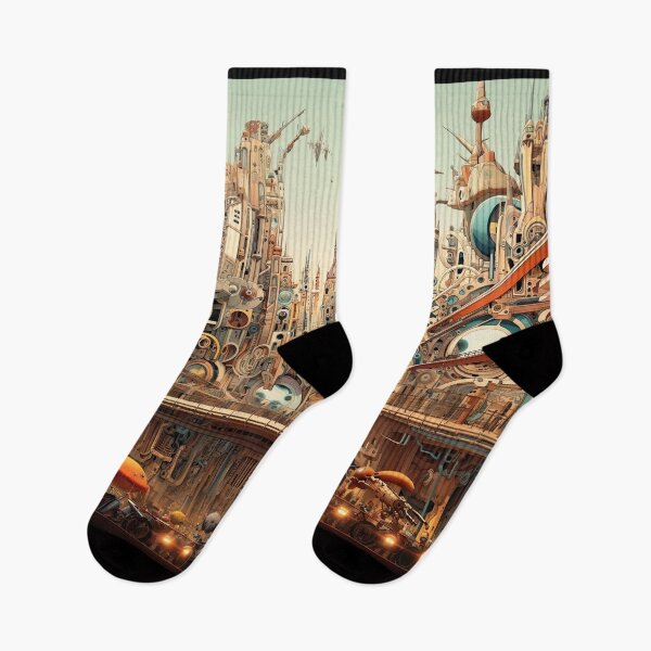 Item preview, Dream World #6 Spaceport on Tatooine Surrealism Aesthetic design designed and sold by MarikoDesignArt.