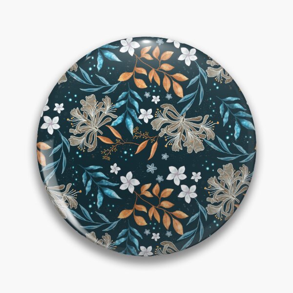 Item preview, Midnight Blooms - Blue designed and sold by JaselviiStudio.