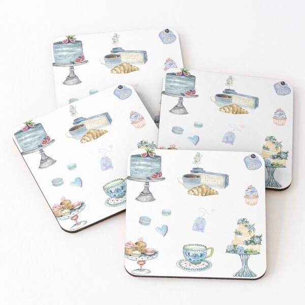 Item preview, Blue themed desserts  designed and sold by KimmmiK.