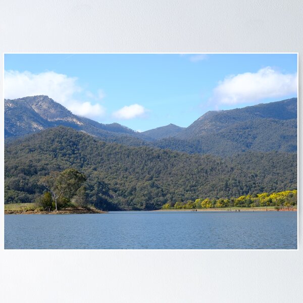 Item preview, Mount Buffalo Overlooking Lake Buffalo In Spring Time designed and sold by RobbieAlex.