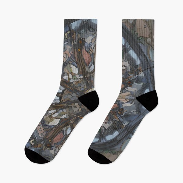 Item preview, Window pattern with muted colors. designed and sold by DRAGONFIASCO.