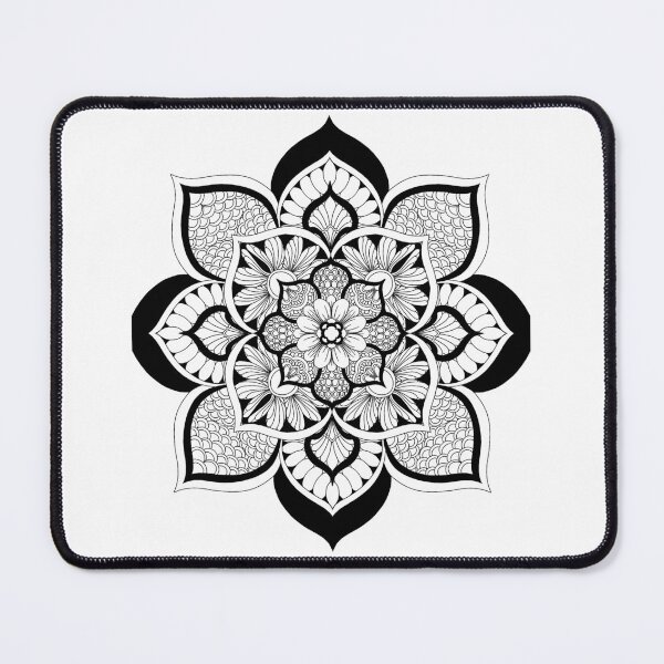Item preview, Black and white mandala designed and sold by CreatedByJess24.