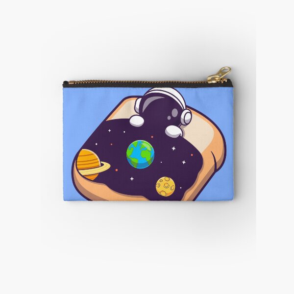 Item preview, Cosmic Dreams: Cute Astronaut Sleeping with Bread and Space Blanket designed and sold by hjian8219.