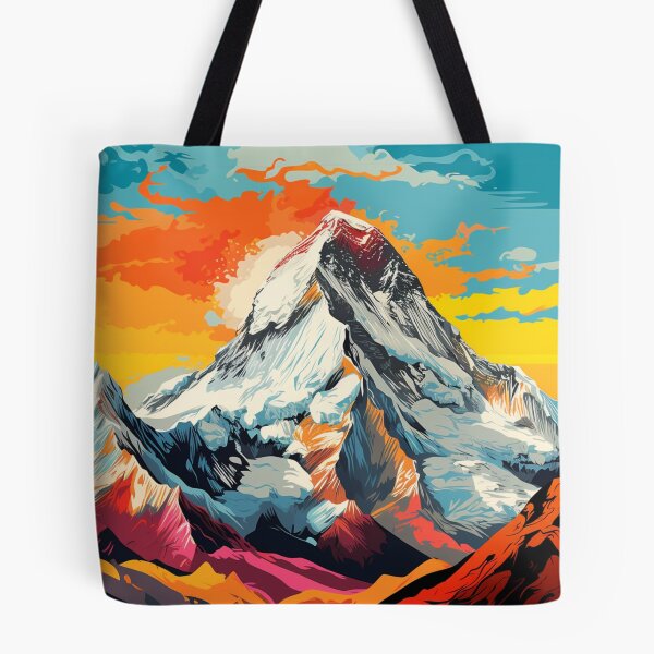 Item preview, A Pop Art Travel Print of Mount Everest - Nepal designed and sold by StudioRedKoala.