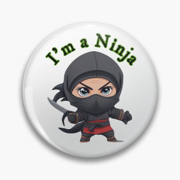 Item preview, Female Ninja Power Unleashed!  designed and sold by Gigglyvibes.